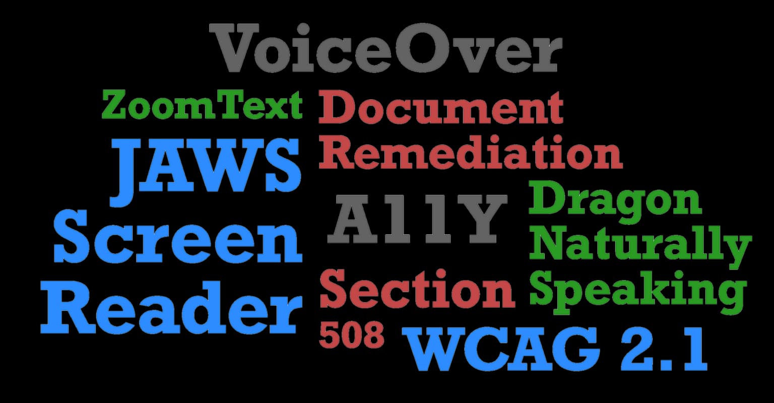 Accessibility audits and Remediation